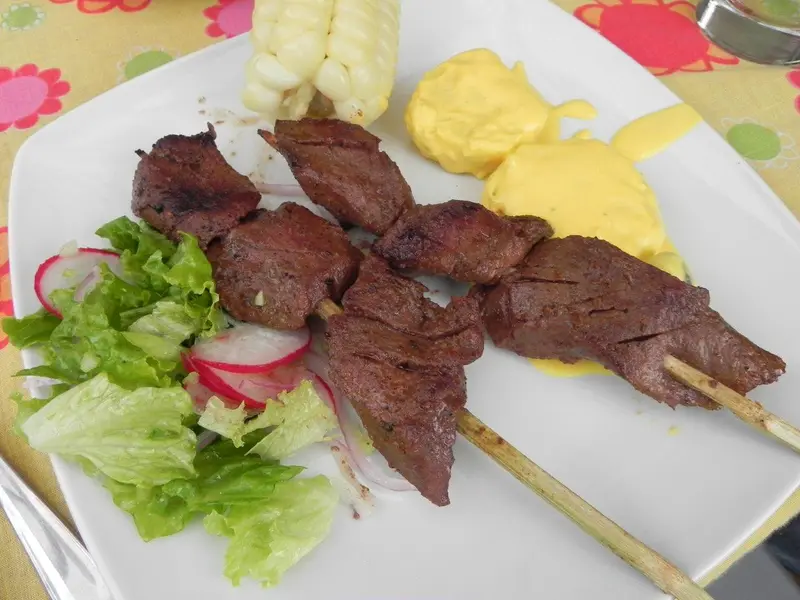 Anticuchos de corazón